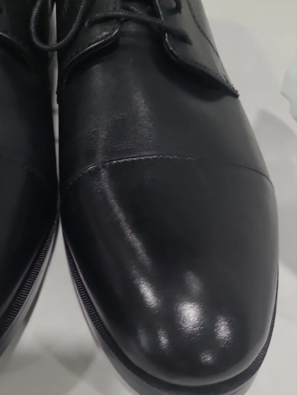 COLE HAAN Classic Black Men's GRAND OS Up Dress Shoes - Lace-Up Oxford 10.5M
